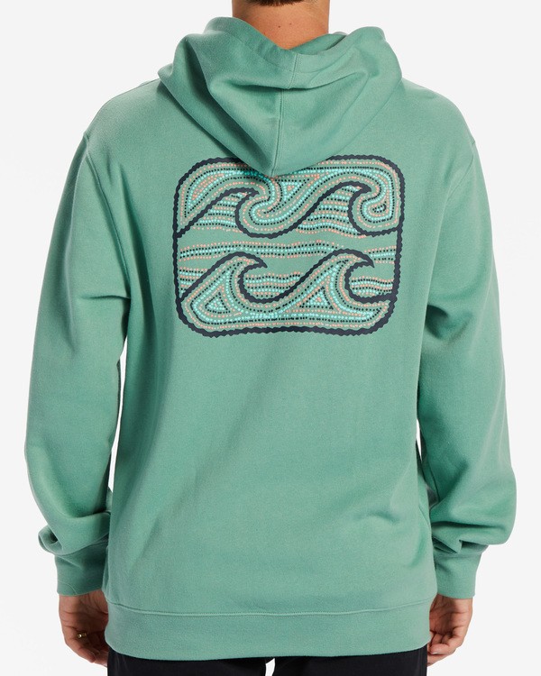 1 Short Sands - Sudadera con Capucha para Hombre Verde ABYFT00393 Billabong
