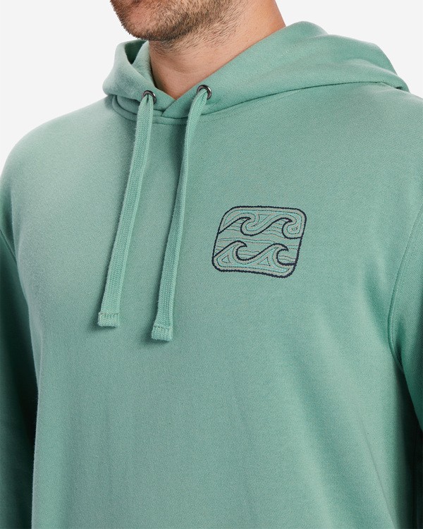 3 Short Sands - Sudadera con Capucha para Hombre Verde ABYFT00393 Billabong