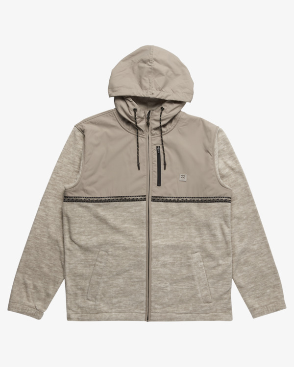 8 Boundary Lite - Felpa con cappuccio e zip da Uomo White ABYFT00470 Billabong