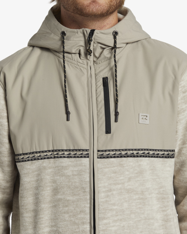 5 Boundary Lite - Hoodie met Rits voor Heren White ABYFT00470 Billabong