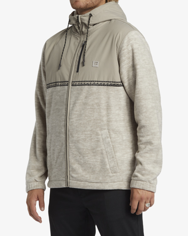 3 Boundary Lite - Zip-Up Hoodie for Men White ABYFT00470 Billabong