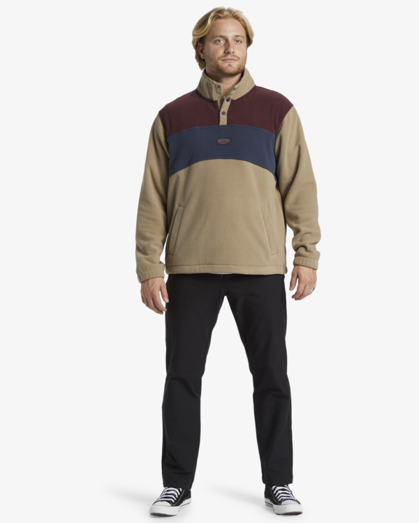 1 Boundary  - Sweat col montant pour Homme Marron ABYFT00500 Billabong