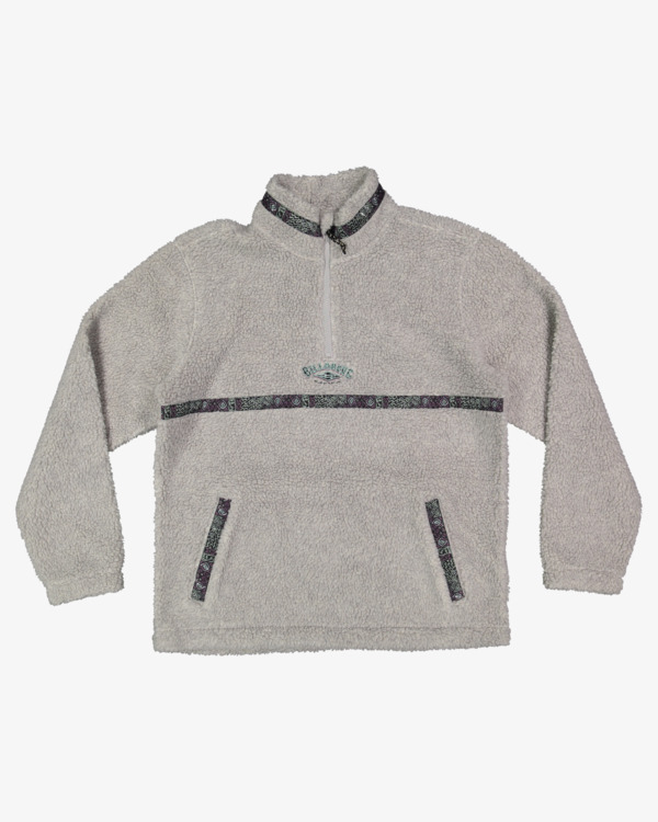 5 Boundary Tombstone - Sweat col montant pour Homme Blanc ABYFT00501 Billabong