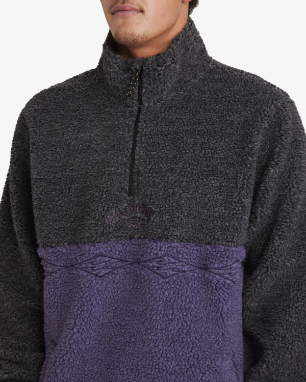 11 Boundary Tombstone - Mock Neck Fleece for Men Black ABYFT00501 Billabong