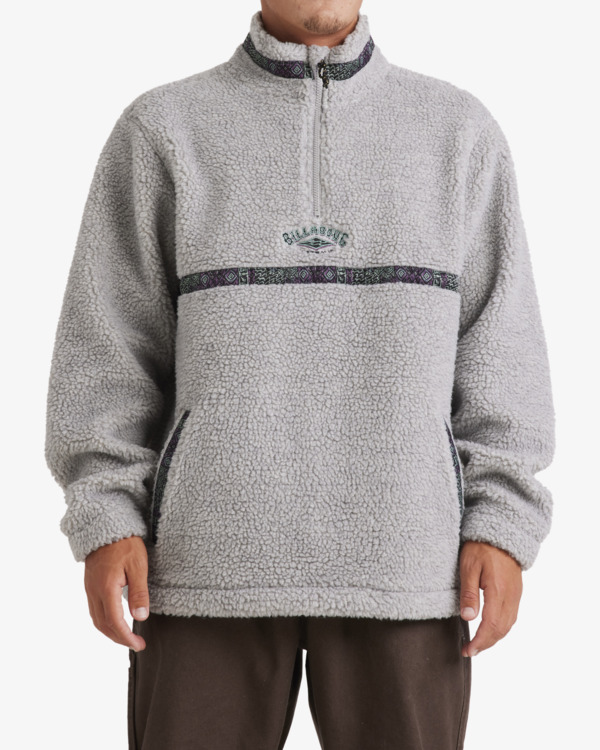 7 Boundary Tombstone - Sweat col montant pour Homme Blanc ABYFT00501 Billabong