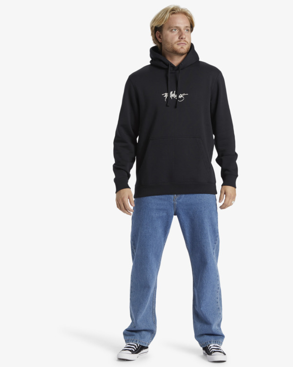 1 Script - Sudadera con capucha para Hombre Negro ABYFT00505 Billabong