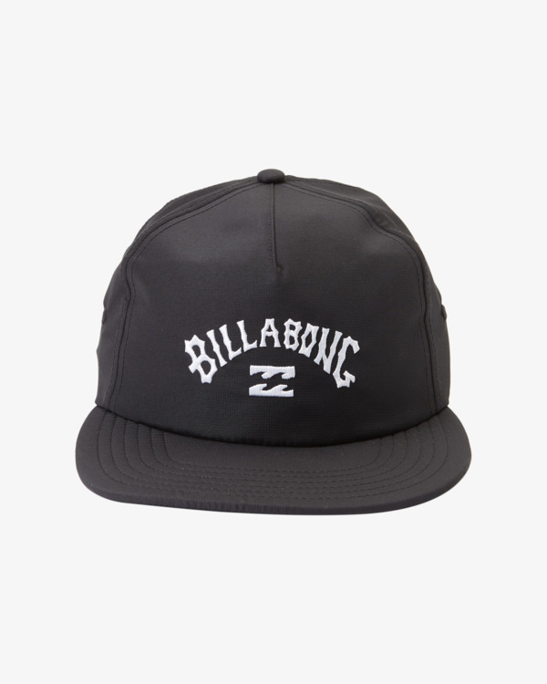 1 Arch Team - Medium Profile 5-Panel Unstructured Hat With A Snapback for Men Black ABYHA00461 Billabong