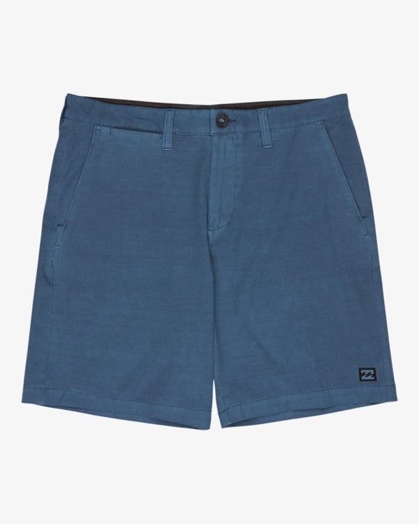 3 Crossfire Wave Washed 18" - Hybride Short voor in en uit het water voor Heren Blue ABYHY03000 Billabong
