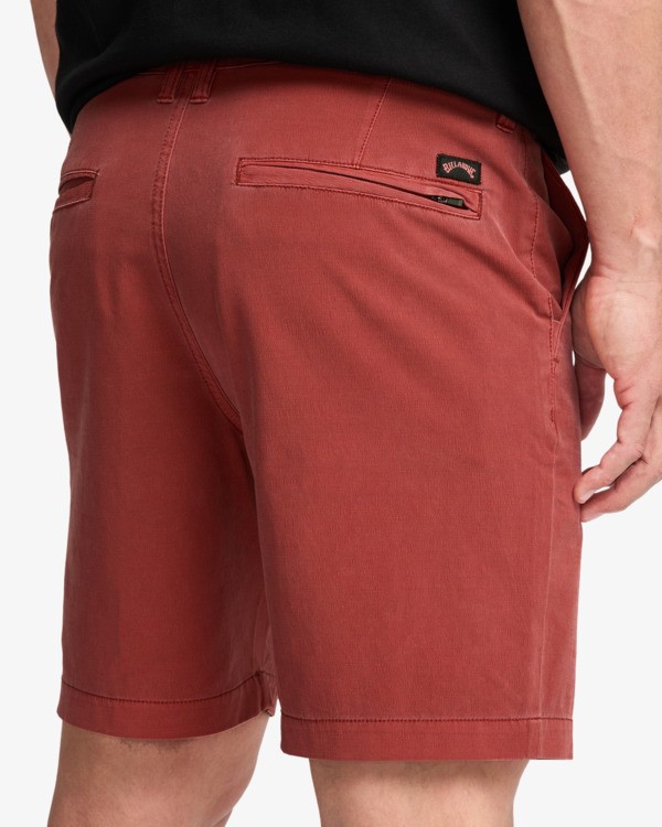 5 Crossfire Wave Washed 18" Red ABYHY03000 Billabong