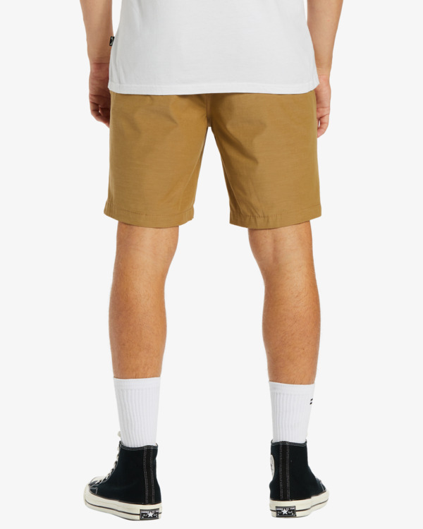 2 Crossfire Solid 20" - Unterwasser-Shorts für Männer Braun ABYHY03002 Billabong