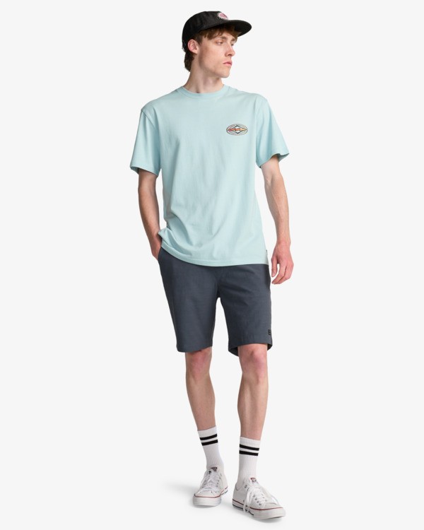 1 Crossfire Solid 20" - Unterwasser-Shorts f&uuml;r M&auml;nner Schwarz ABYHY03002 Billabong