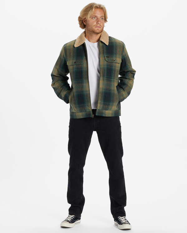1 Barlow - Sherpa Lined Jacket for Men Green ABYJK00184 Billabong