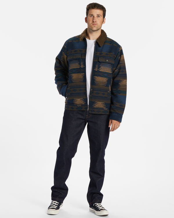 1 Barlow - Sherpa Lined Jacket for Men Blue ABYJK00184 Billabong