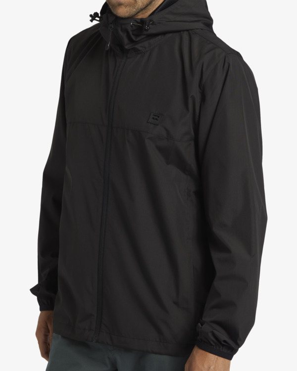 4 Transport - Veste coupe-vent imperméable pour Homme Noir ABYJK00216 Billabong