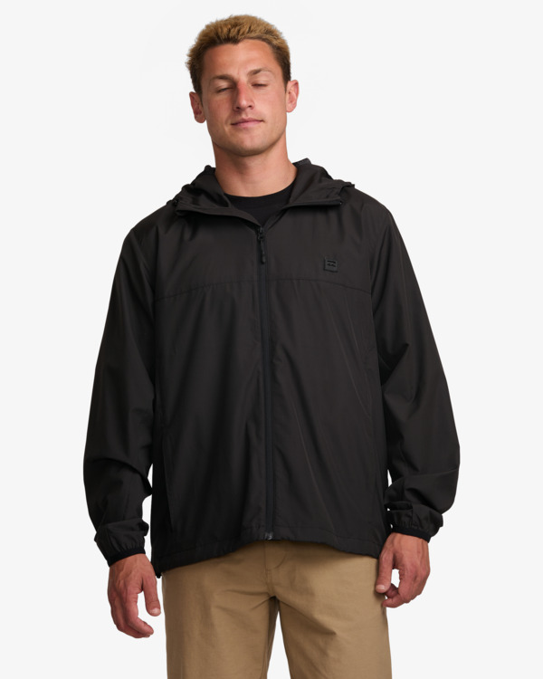 0 Transport - Veste coupe-vent imperméable pour Homme Noir ABYJK00216 Billabong