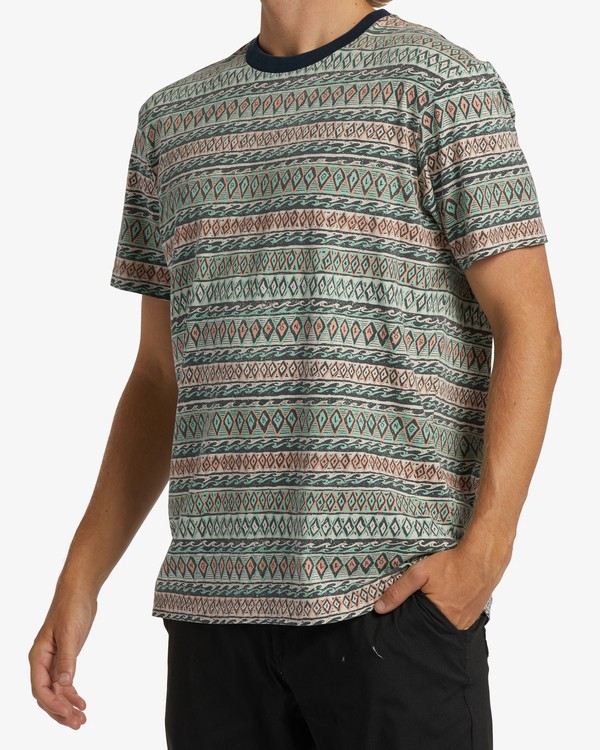 3 Realm - T-Shirt for Men Beige ABYKT00212 Billabong