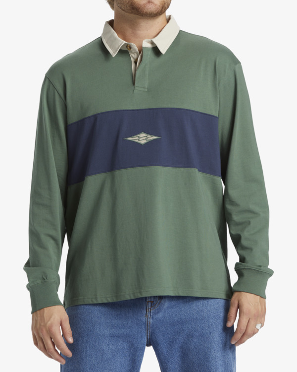 0 Neutron - Long Sleeves Polo T-shirt for Men Green ABYKT00240 Billabong