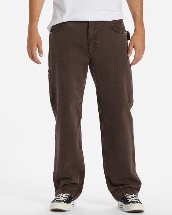 0 Bad Dog - Corduroy Trousers for Men Brown ABYNP00179 Billabong