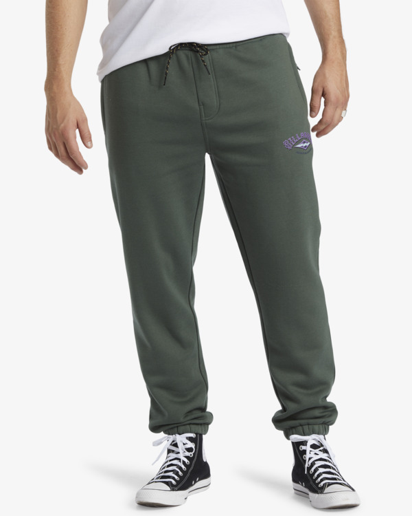 0 Compass - Elastic Waist Pants for Men Green ABYNP00194 Billabong