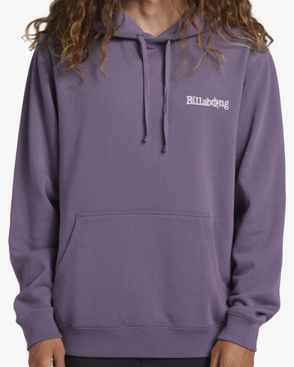 4 Short Sands - Pullover Hoodie for Men Roxo ABYSF00124 Billabong