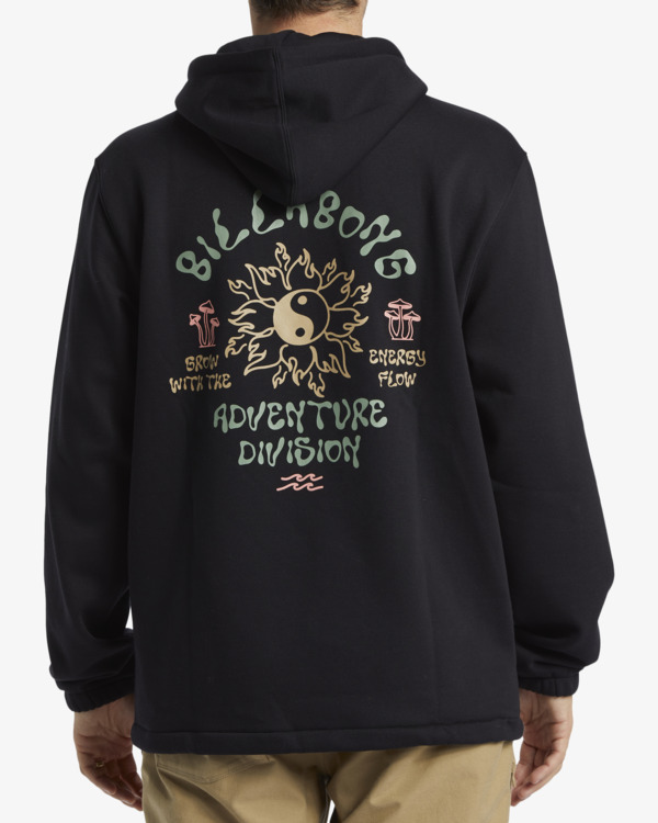 2 Compass  - Sweat à capuche pour Homme Noir ABYSF00147 Billabong