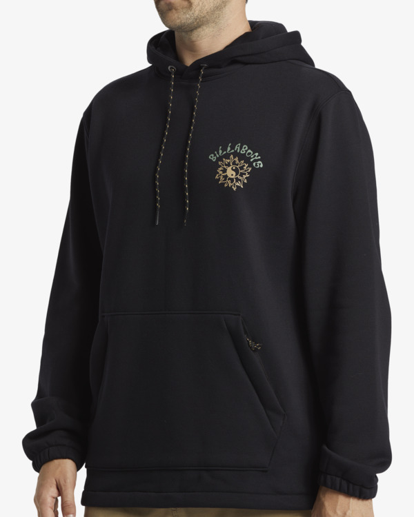 4 Compass  - Pullover Hoodie for Men Black ABYSF00147 Billabong