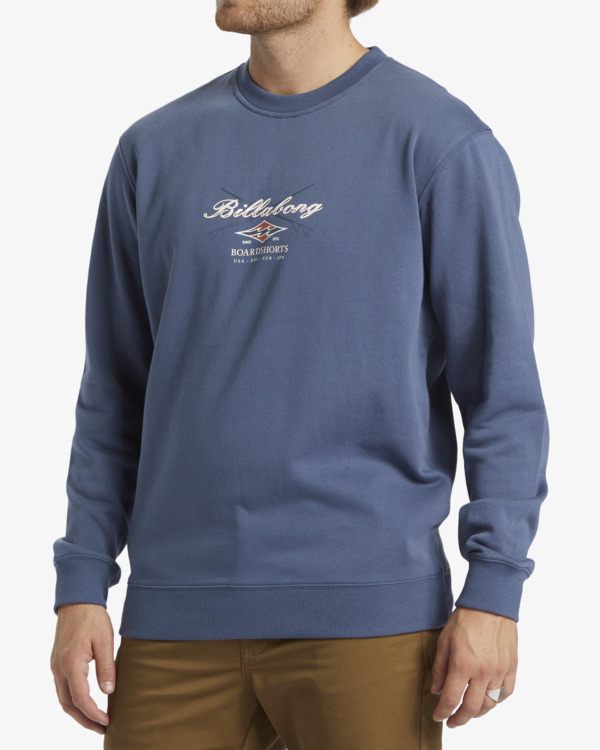 3 Short Sands - Pullover Sweatshirt for Men Blue ABYSF00148 Billabong