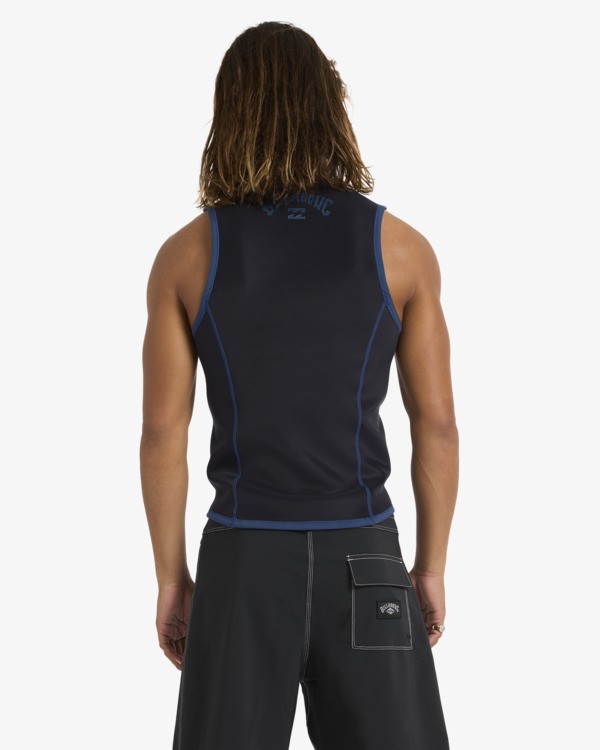 6 2/2mm Absolute Natural - Back Zip Wetsuit Vest for Men Blue ABYW000104 Billabong