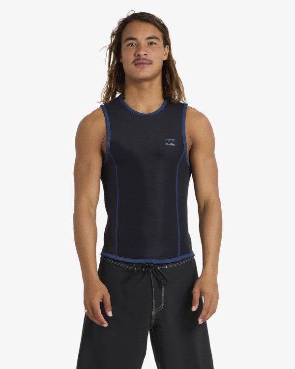 4 2/2mm Absolute Natural - Back Zip Wetsuit Vest for Men Blue ABYW000104 Billabong