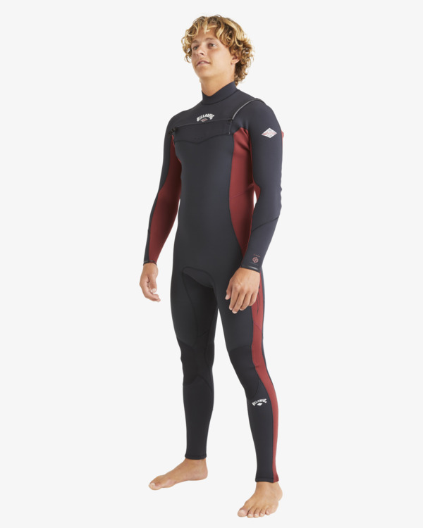 1 3/2mm Absolute Natural   - Traje de Surf con Cremallera en el Pecho para Hombre Rojo ABYW100257 Billabong