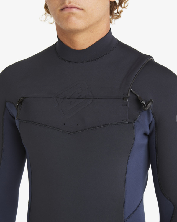 3 4/3mm Absolute Natural   - Chest Zip GBS Wetsuit para Homem Azul ABYW100258 Billabong