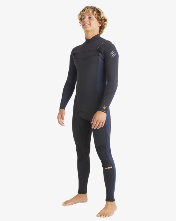 1 4/3mm Absolute Natural   - Wetsuit met GBS en een Borstrits voor Heren Blue ABYW100258 Billabong