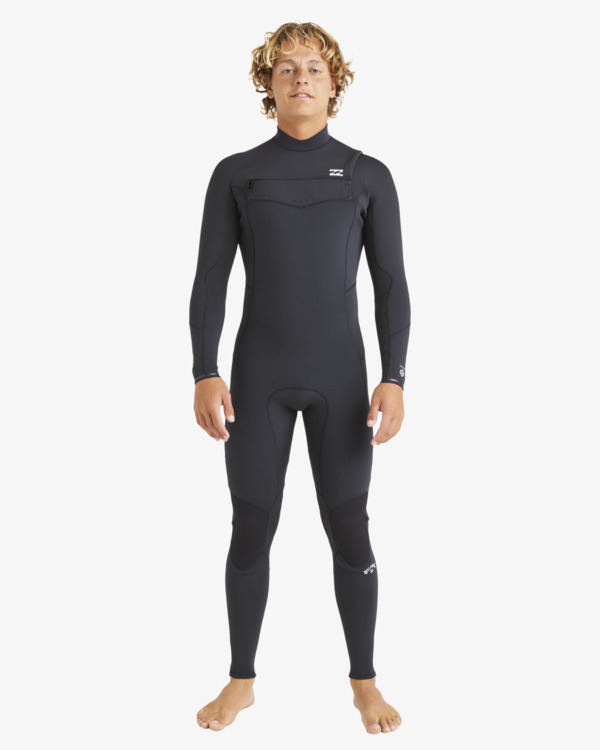 7 5/4mm Absolute Natural  - Wetsuit met GBS en een Borstrits voor Heren Black ABYW100259 Billabong