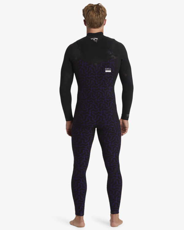 10 5/4mm Furnace Natural   - Wetsuit met een Borstrits voor Heren Black ABYW100260 Billabong