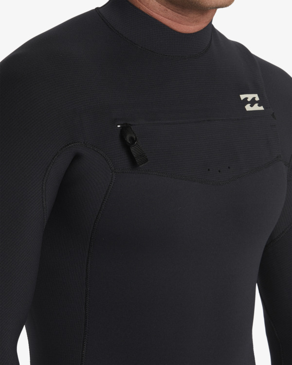 7 3/2mm Revolution Natural   - Chest Zip GBS Wetsuit for Men Black ABYW100266 Billabong