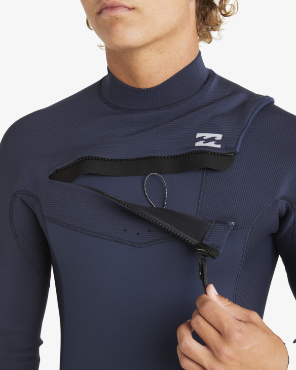 6 4/3mm Revolution Natural   - Chest Zip GBS Wetsuit para Homem Azul ABYW100267 Billabong