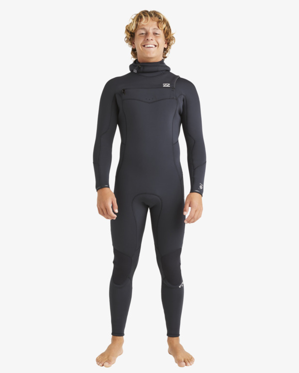 7 5/4mm Absolute Natural - Chest Zip Wetsuit for Men Black ABYW200120 Billabong