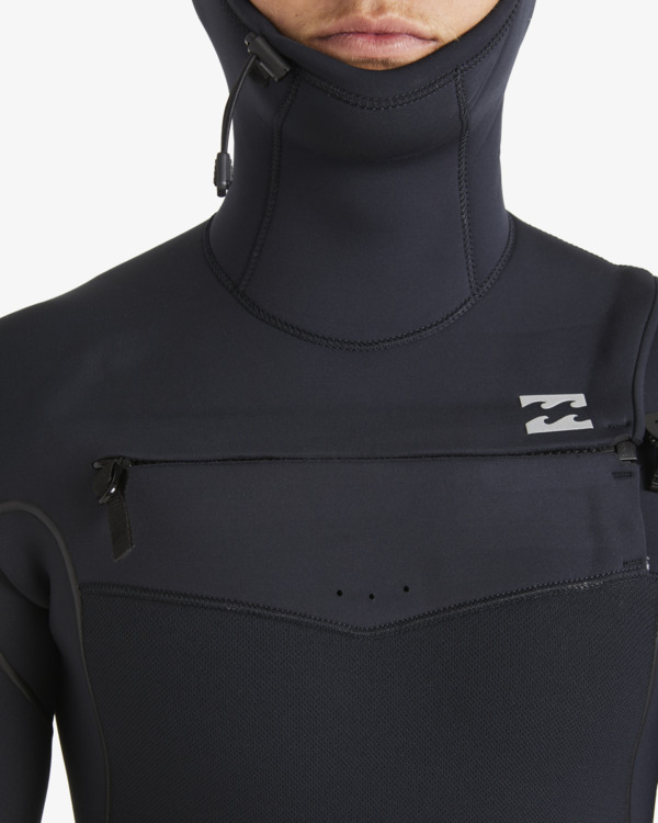 6 6/5mm Furnace Natural - Chest Zip Wetsuit for Men Black ABYW200121 Billabong