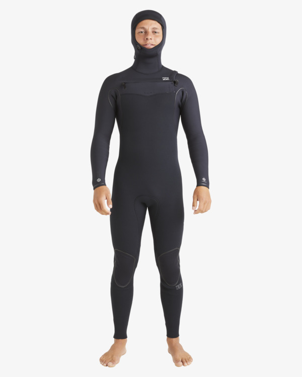 8 6/5mm Furnace Natural - Chest Zip Wetsuit for Men Black ABYW200121 Billabong