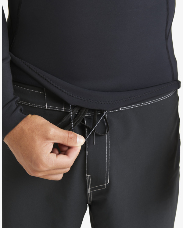 8 1/1mm Absolute Natural  - Back Zip Wetsuit Jacket for Men Black ABYW800129 Billabong