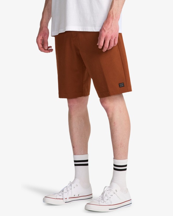1 Crossfire - Submersible Shorts for Men Brown ABYWS00188 Billabong
