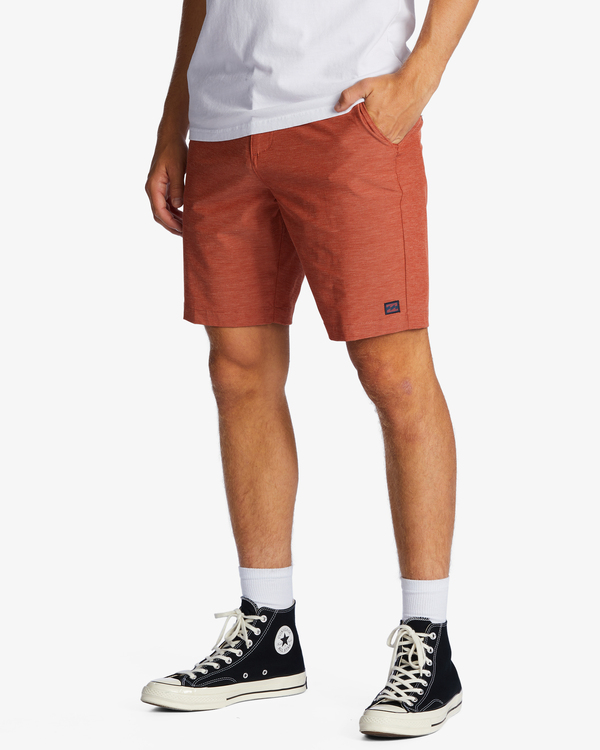 1 Crossfire Mid - Short sumergible para Hombre Rojo ABYWS00189 Billabong