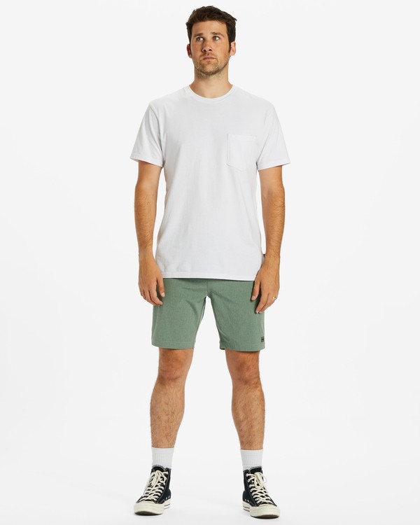 1 Crossfire Mid - Short sumergible para hombre Gris ABYWS00189 Billabong