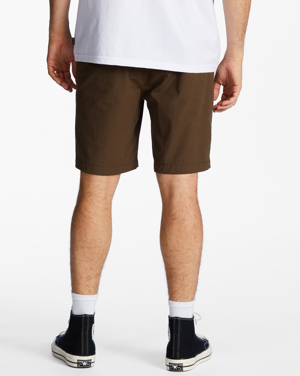2 Crossfire Solid - Short voor in en uit het water voor Heren Brown ABYWS00195 Billabong