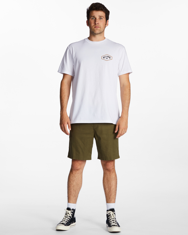 1 Surftrek Hemp - Technical Elasticated Shorts for Men Green ABYWS00201 Billabong