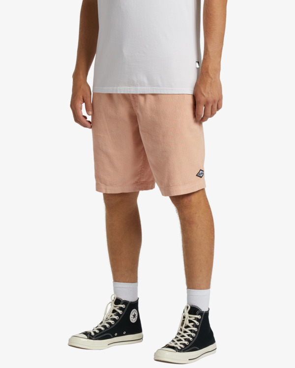 1 Larry - Short en velours pour Homme Rose ABYWS00208 Billabong