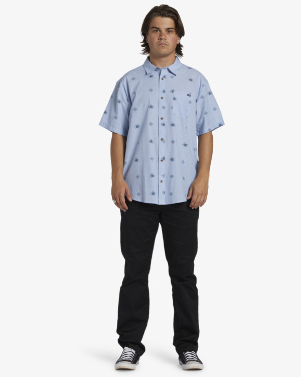 1 Sundays Mini - Camisa de manga curta para Homem Azul ABYWT00232 Billabong