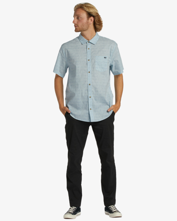 1 Sundays Mini - Chemise manches courtes pour Homme Bleu ABYWT00232 Billabong