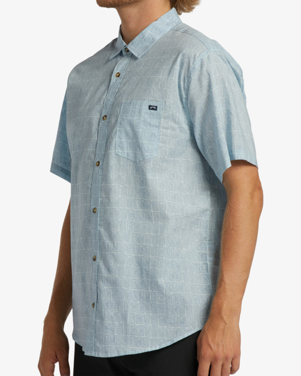 3 Sundays Mini - Chemise manches courtes pour Homme Bleu ABYWT00232 Billabong
