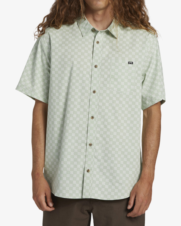 0 Sundays Mini - Camisa de Manga Corta para Hombre Azul ABYWT00232 Billabong